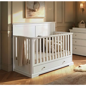 Cuddle Co Grande Beaumont White Cot Bed