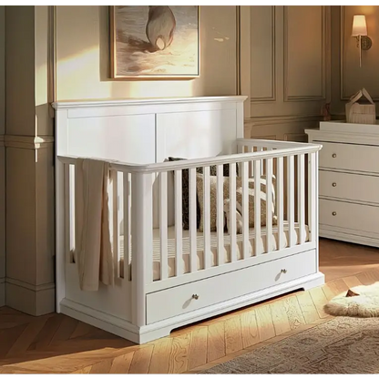Cuddle Co Grande Beaumont White Cot Bed