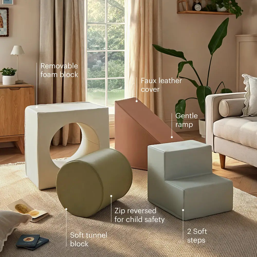 Cuddle Co Large 4 Piece Soft Play Climbing Set