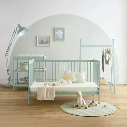 Cuddle Co Nola Cot Bed – Sage Green Cuddle Co