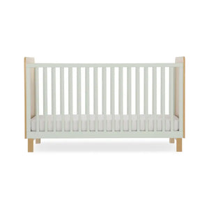 Cuddle Co Remi Cot Bed - Oak & Green Cuddle Co No Mattress Required