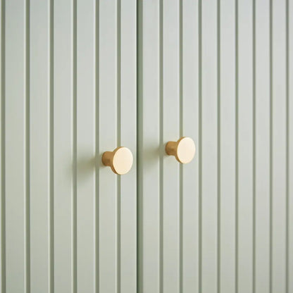 Cuddle Co Remi Wardrobe - Oak & Green Cuddle Co