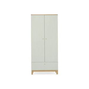 Cuddle Co Remi Wardrobe - Oak & Green Cuddle Co