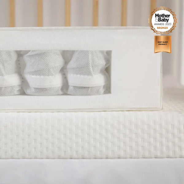 Cuddle Co Signature Hypo Allergenic Bamboo Pocket Sprung Cot Bed Mattress General Cuddle Co