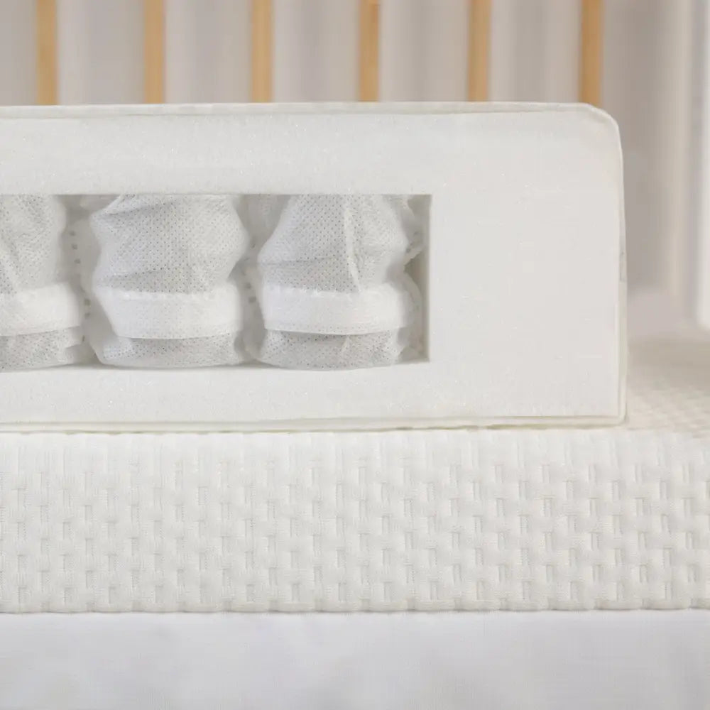 Cuddle Co Signature Hypo Allergenic Bamboo Pocket Sprung Cot Mattress General Cuddle Co