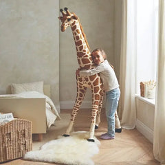 Cuddle Co Tall Standing Giraffe Stuffed Animal 170cm