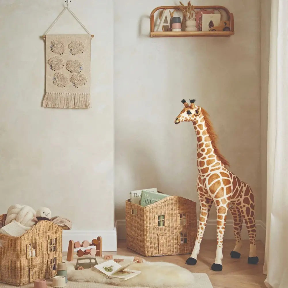 Cuddle Co Tall Standing Giraffe Stuffed Animal - Small 100cm General Cuddle Co
