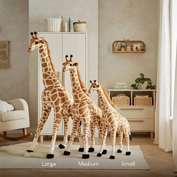 Cuddle Co Tall Standing Giraffe Stuffed Animal - Small 100cm General Cuddle Co
