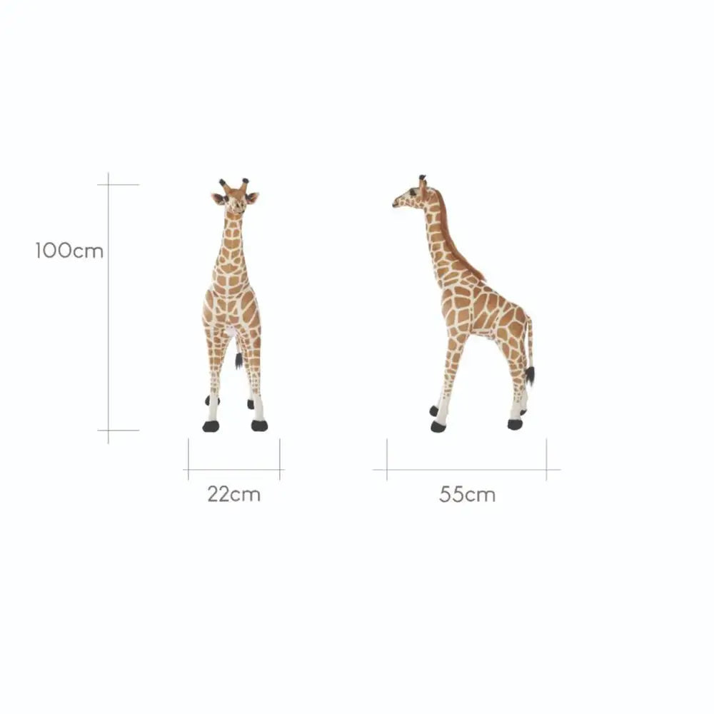 Cuddle Co Tall Standing Giraffe Stuffed Animal - Small 100cm General Cuddle Co