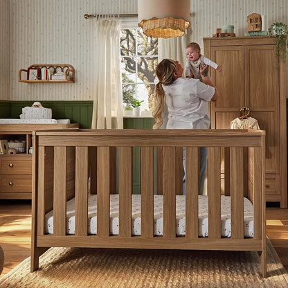 CuddleCo Burford Oak 2 Piece Nursery Furniture Set