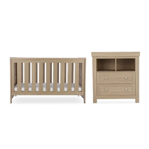 CuddleCo Burford Oak 2 Piece Nursery Furniture Set