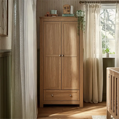 CuddleCo Burford Oak 3 Piece Nursery Furniture Set