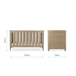 Cuddle Co Burford Oak Cot Bed