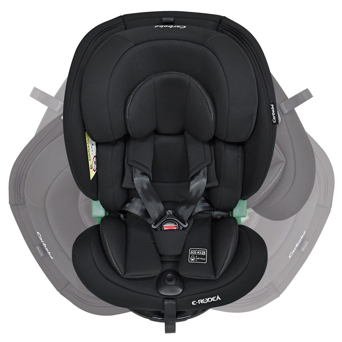 Bebecar E-Rodea Spin Car Seat 40cm-150cm  -Black