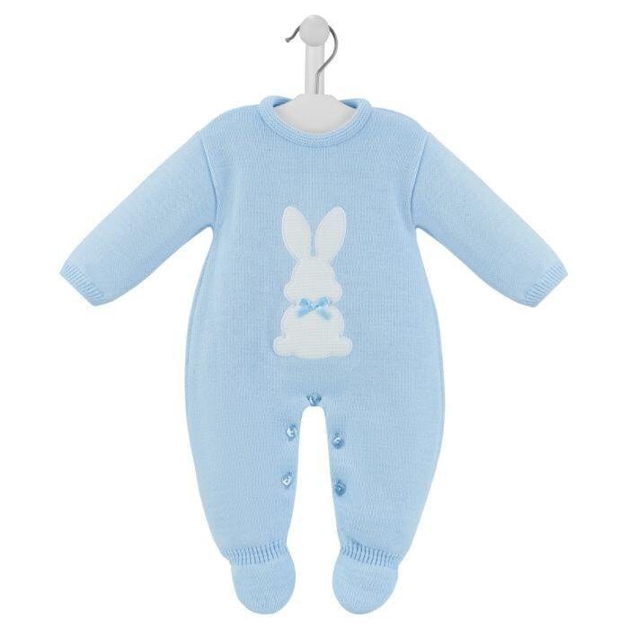 Dandelion Baby Knitted Bunny Romper - Blue General Dandelion Baby Wear   