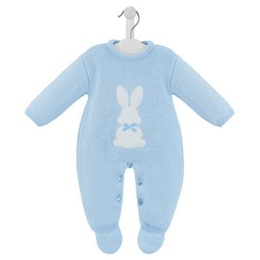 Dandelion Baby Knitted Bunny Romper - Blue General Dandelion Baby Wear   