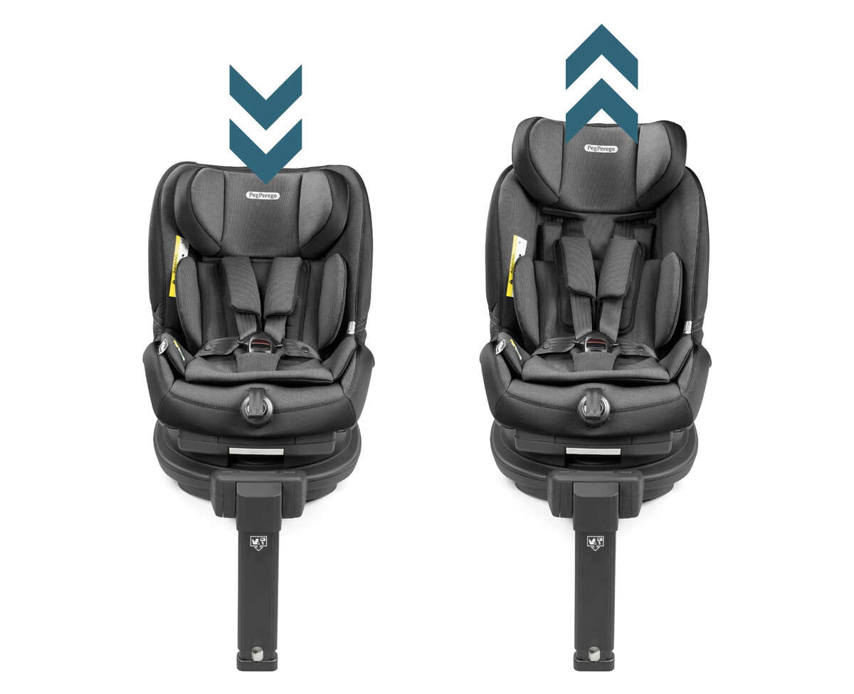 Peg Perego Viaggio Giro Group 1 2 Car Seat - Liquorice
