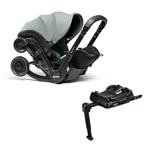 Doona X Car Seat & Stroller Bundle With Isofix Base - Dusty Sage