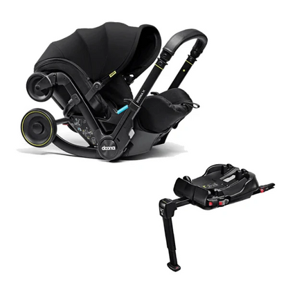 Doona X Car Seat & Stroller Bundle With Isofix Base - Nitro Black