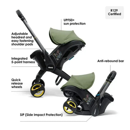 Doona i Car Seat & Stroller Desert Green General doona
