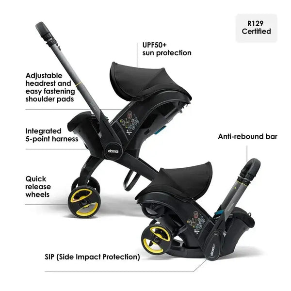 Doona i Car Seat & Stroller Nitro Black General doona