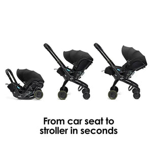 Doona X Car Seat & Stroller + FREE Gold Essentials Bag - Nitro Black General doona