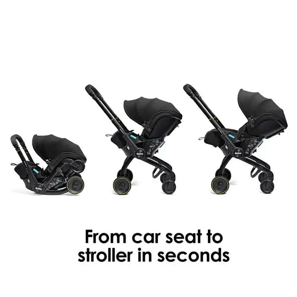 Doona X Car Seat & Stroller + FREE Gold Essentials Bag - Nitro Black General doona