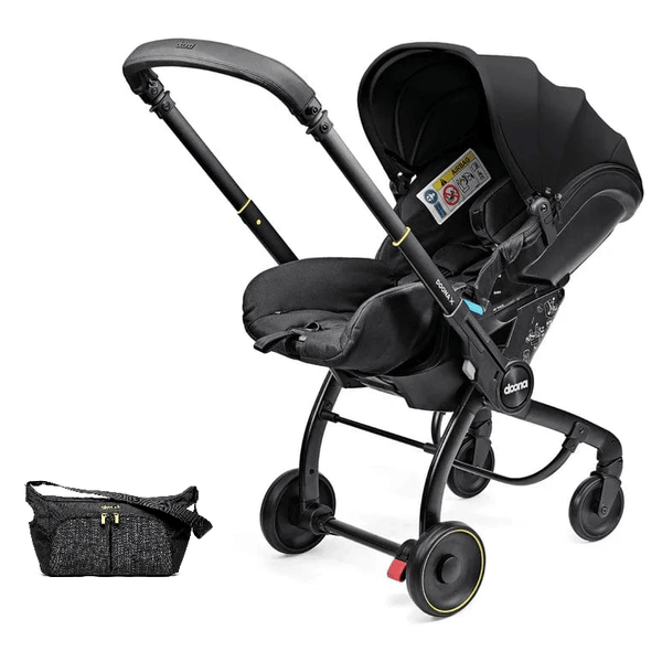 Doona X Car Seat & Stroller + FREE Gold Essentials Bag - Nitro Black General doona