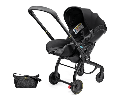 Doona X Car Seat & Stroller + FREE Gold Essentials Bag - Nitro Black