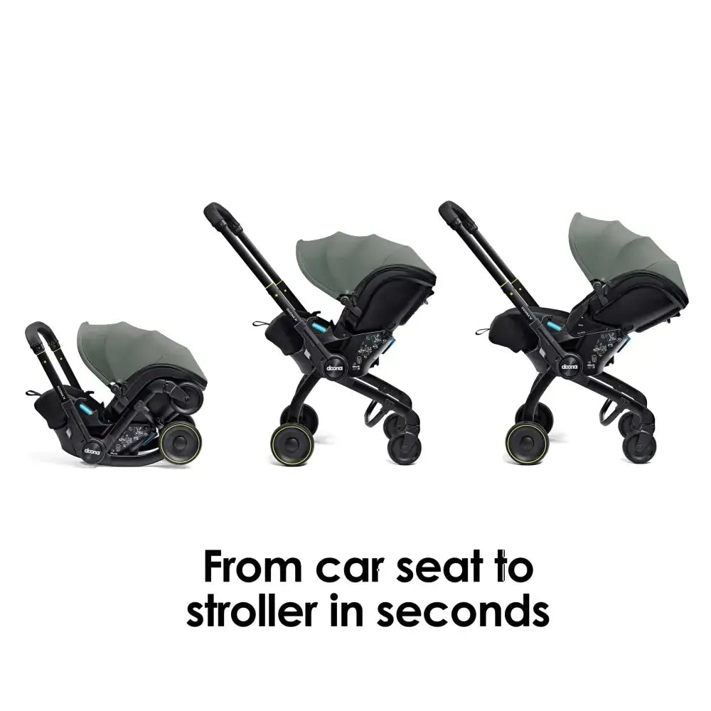 Doona X Car Seat & Stroller + FREE Gold Essentials Bag - Slate Green General doona