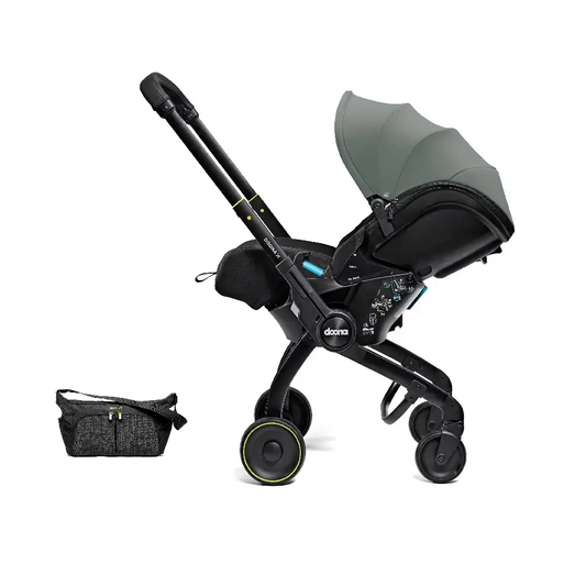 Doona X Car Seat & Stroller + FREE Gold Essentials Bag - Slate Green General doona