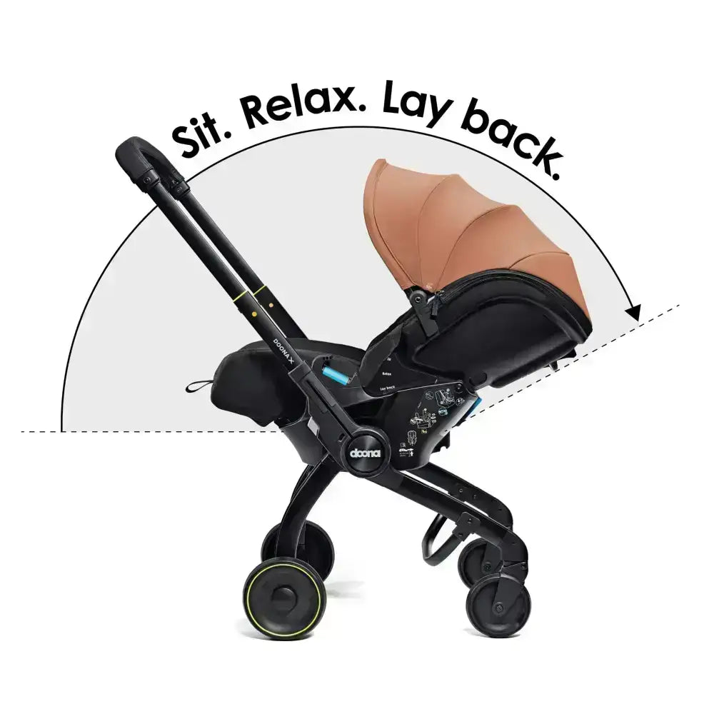 doona General Doona X Car Seat & Stroller + FREE Gold Essentials Bag - Terracotta