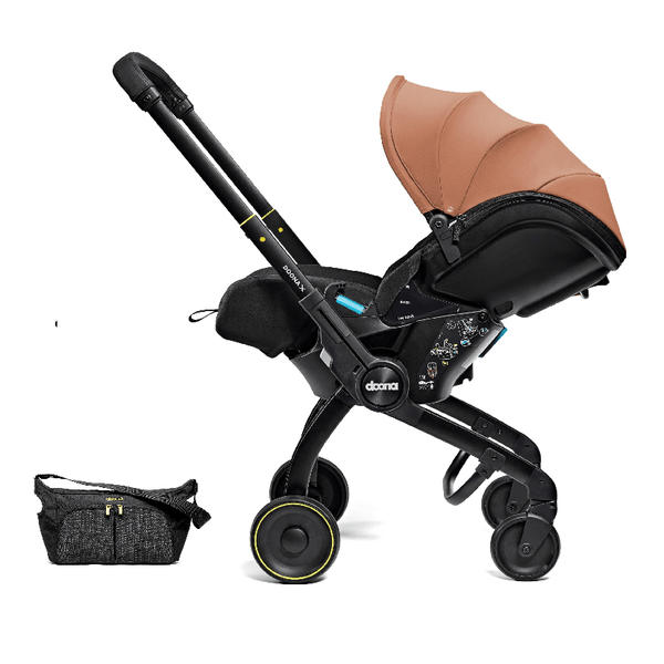 Doona X Car Seat & Stroller + FREE Gold Essentials Bag - Terracotta General doona