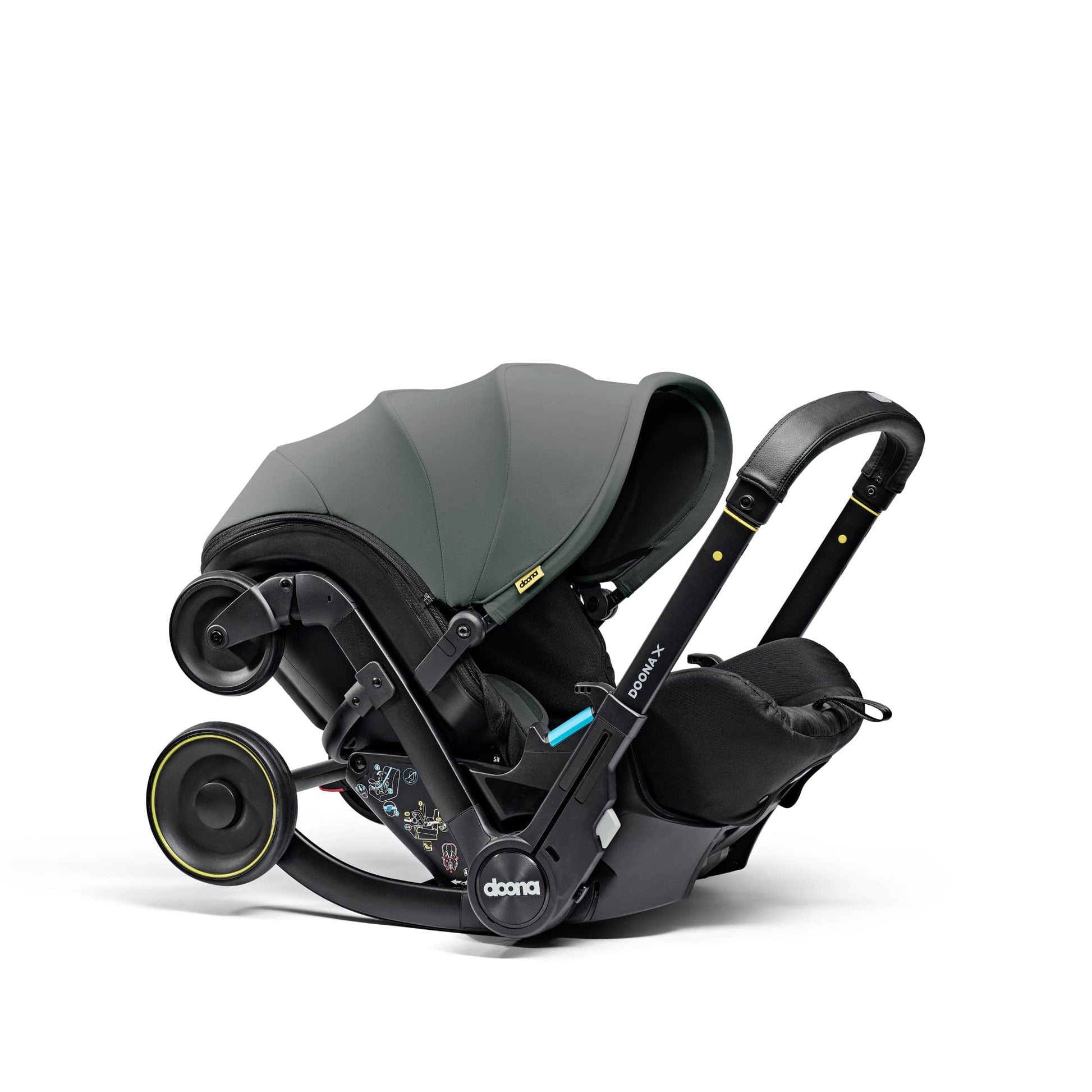 Doona X Car Seat & Stroller + FREE Gold Essentials Bag - Slate Green General doona