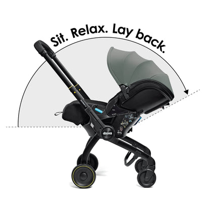 Doona X Car Seat & Stroller + FREE Gold Essentials Bag - Slate Green General doona