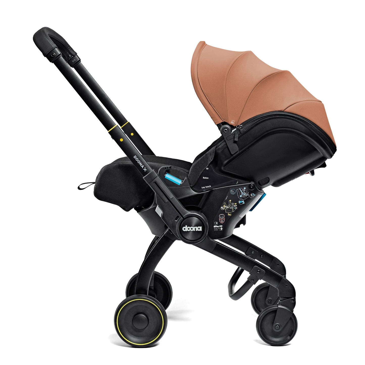 Doona X Car Seat & Stroller + FREE Gold Essentials Bag - Terracotta General doona