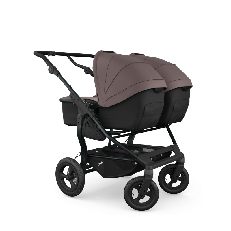TFK Duo Twin & Sibling Pram – Braun (Brown) | 2026 Combi Seat Version