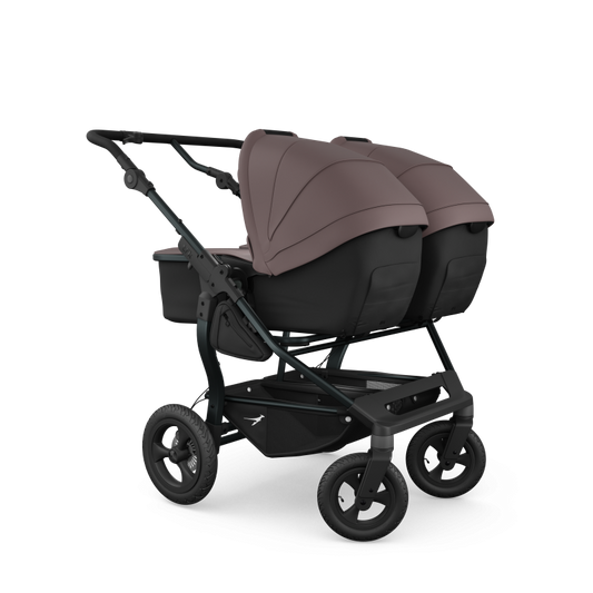 TFK Duo Twin & Sibling Pram – Braun (Brown) | 2026 Combi Seat Version