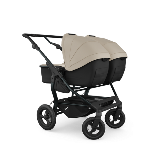 TFK Duo Twin & Sibling Pram – Sand | 2026 Combi Seat Version