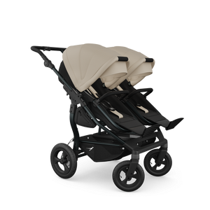 TFK Duo Twin & Sibling Pram – Sand | 2026 Follow Up Seat Version
