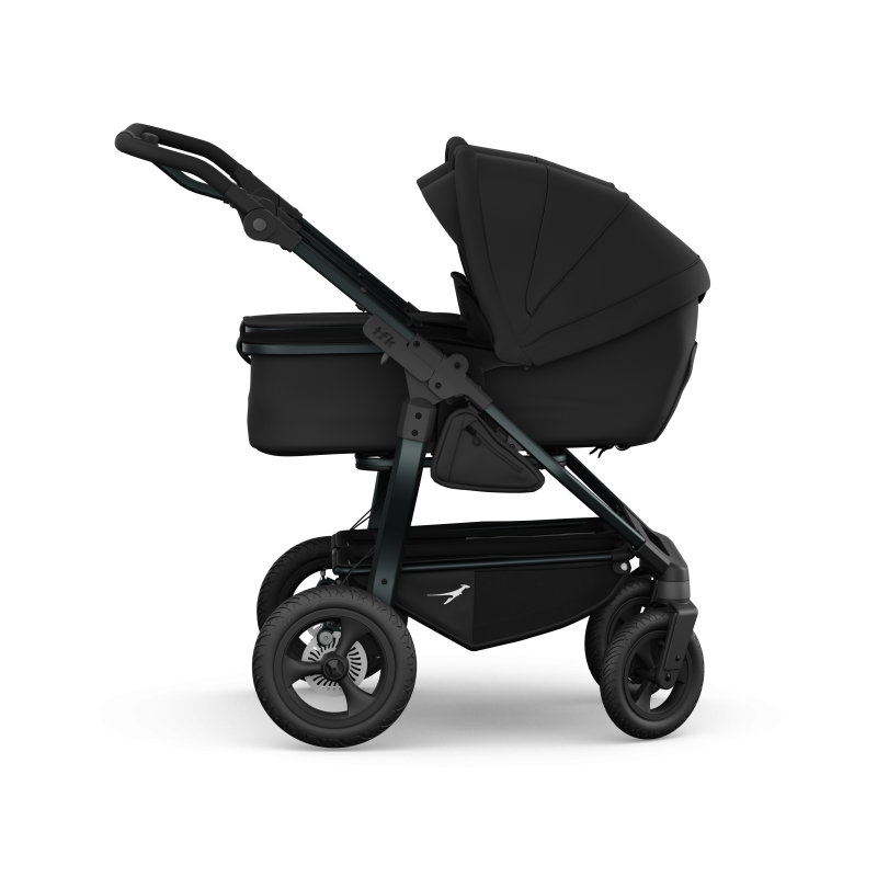 TFK Duo Twin & Sibling Pram – Black | 2026 Combi Seat Version