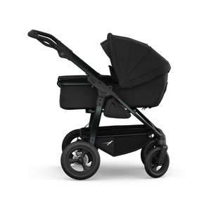 TFK Duo Twin & Sibling Pram – Black | 2026 Combi Seat Version