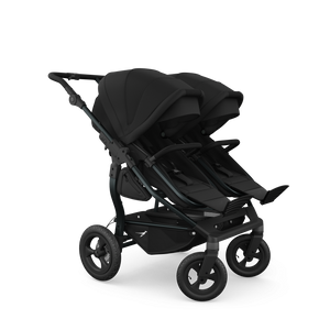 TFK Duo Twin & Sibling Pram – Black | 2026 Combi Seat Version