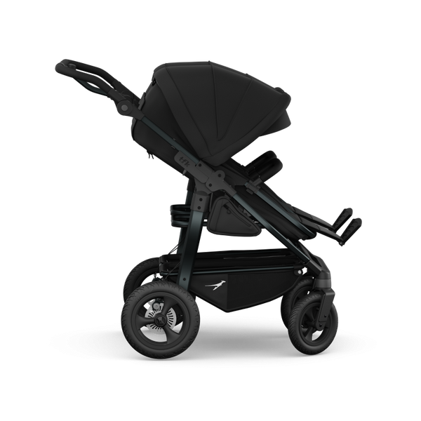 TFK Duo Twin & Sibling Pram – Black | 2026 Combi Seat Version