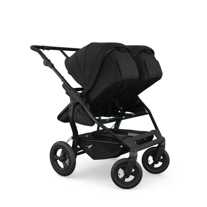 TFK Duo Twin & Sibling Pram – Black | 2026 Combi Seat Version