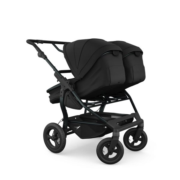 TFK Duo Twin & Sibling Pram – Black | 2026 Combi Seat Version