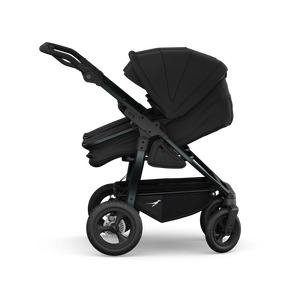 TFK Duo Twin & Sibling Pram – Black | 2026 Combi Seat Version
