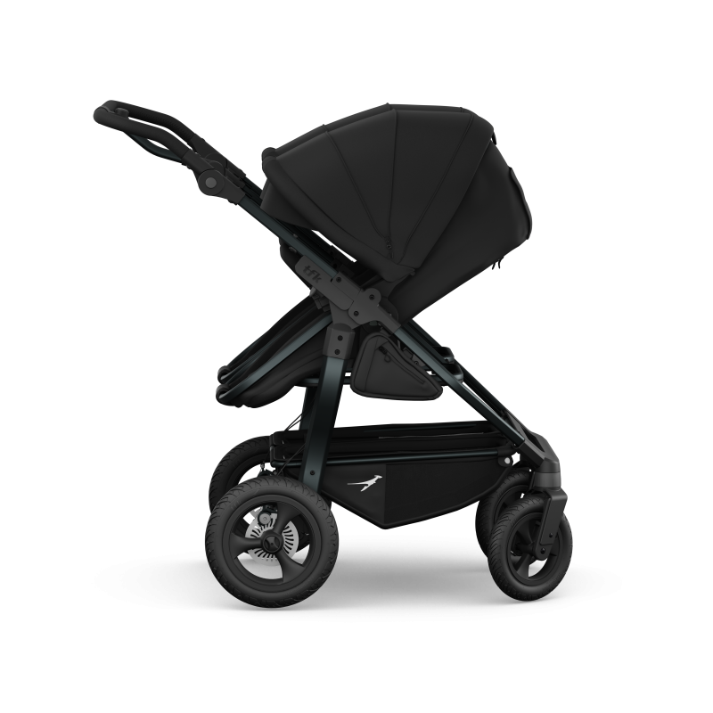 TFK Duo Twin & Sibling Pram – Black | 2026 Combi Seat Version