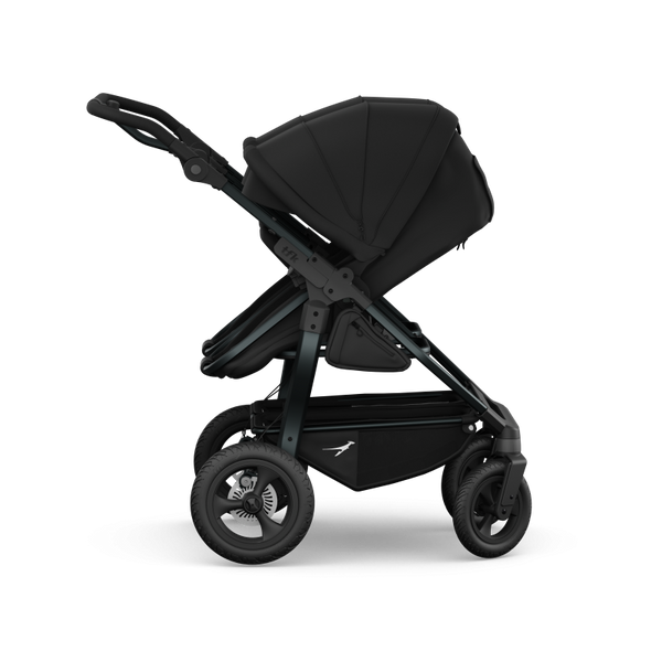 TFK Duo Twin & Sibling Pram – Black | 2026 Combi Seat Version
