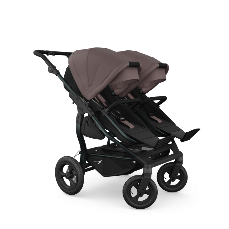 TFK Duo Twin & Sibling Pram – Braun (Brown) | 2026 Combi Seat Version